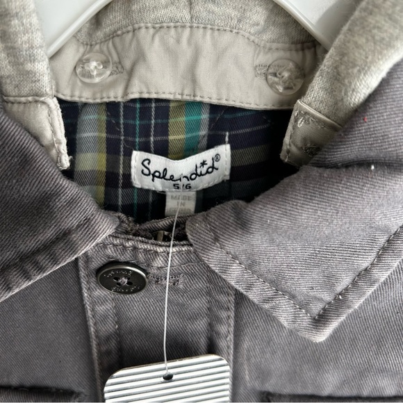 Splendid Boys Hooded Jacket with Plaid Lining - Picture 10 of 10